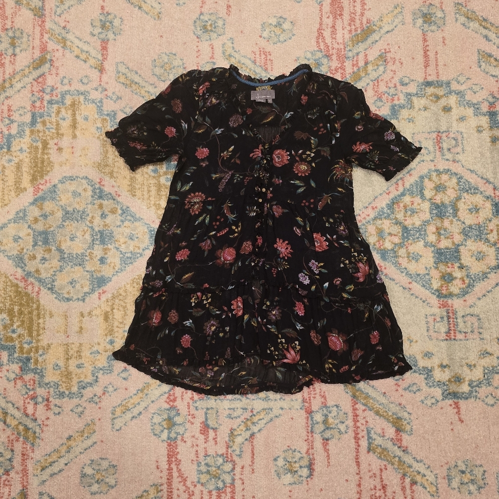 Anthropologie Floral Tunic - Picture 5 of 10